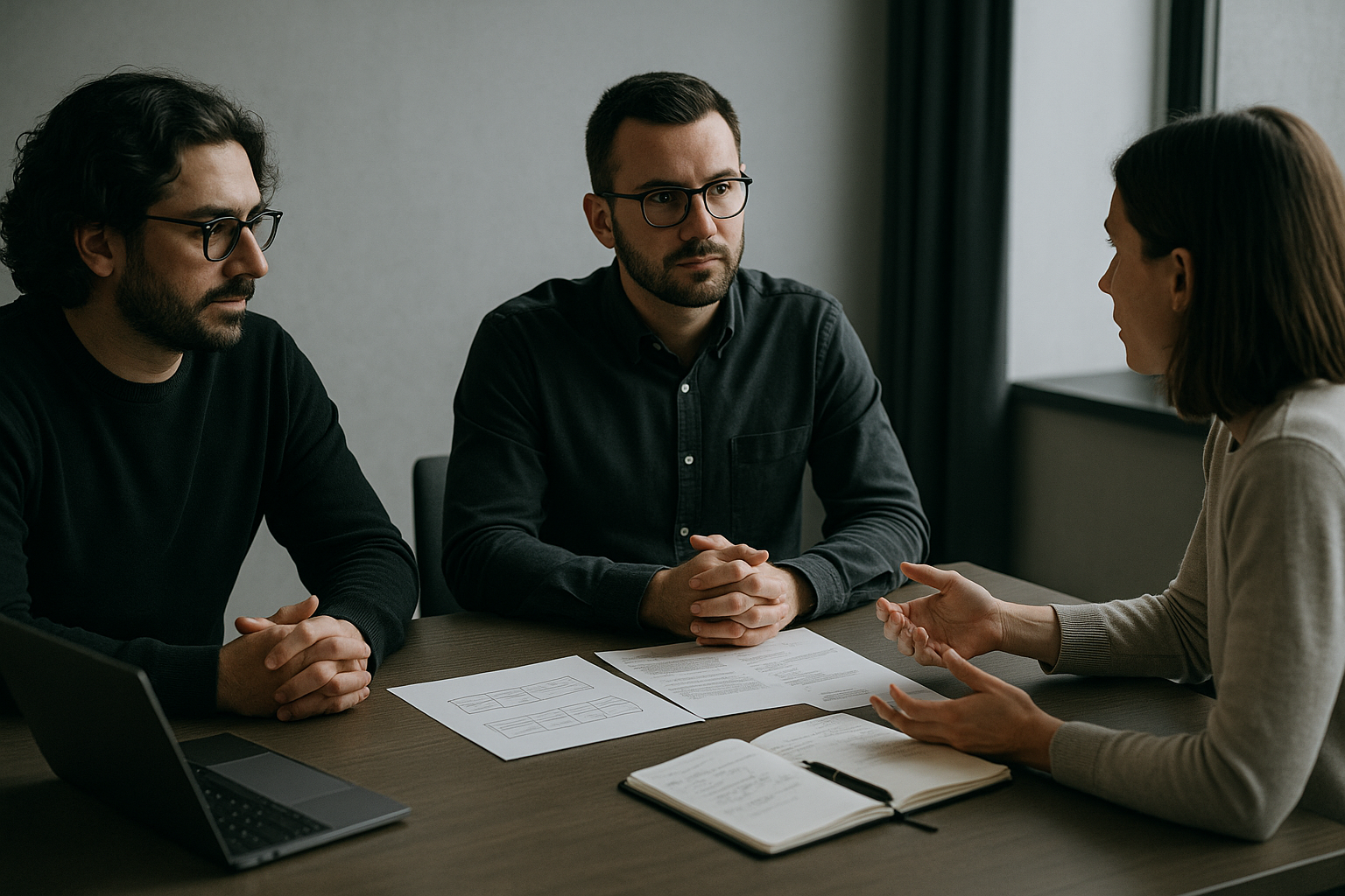 Discuții cu clienți și planificare de proiect